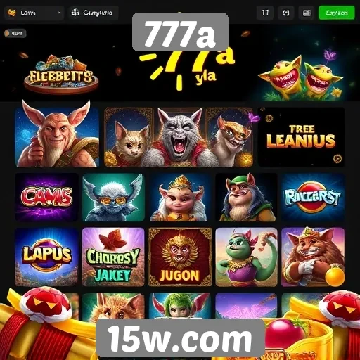Relação de jogos disponíveis no 777a